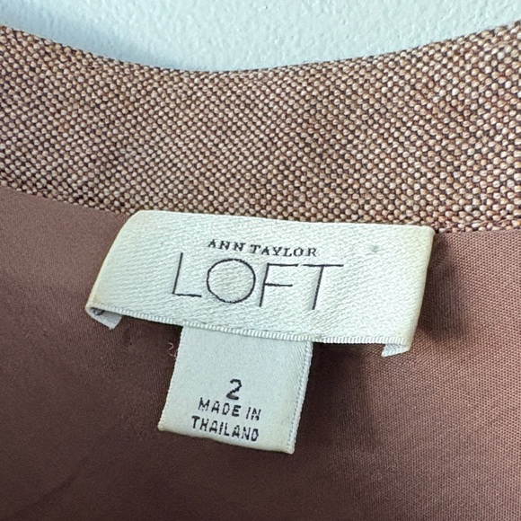 Classic A-Line Wool Skirt in Fawn Brown - Picture 4 of 5